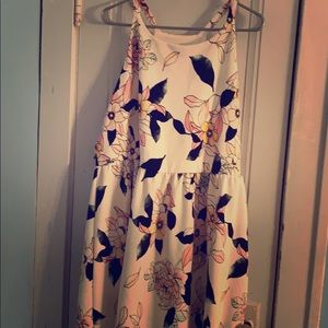 White floral torrid dress